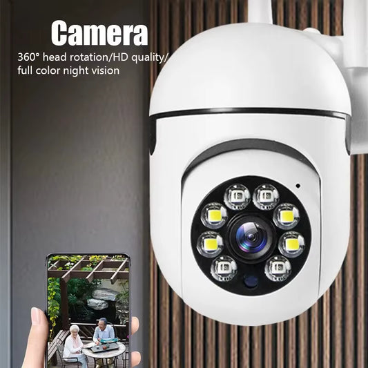Cámara de Vigilancia Inalámbrica A7 con Intercomunicador de 360 Grados
